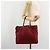 Borsa Tote FENDI Zucchino Canvas Rosso Oro Auth 187865 D'oro - vista 24