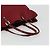 Borsa Tote FENDI Zucchino Canvas Rosso Oro Auth 187865 D'oro - vista 7
