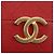 CHANEL Matelasse Chic Affinity Chain Bag Caviar Skin Red Gold CC Auth 189719M Rosso D'oro - vista 19