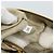 Borsa a Spalla PRADA in Pelle Bianco Oro Auth ka5003A D'oro - vista 12