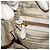 Borsa a Spalla PRADA in Pelle Bianco Oro Auth ka5003A D'oro - vista 24