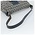 FENDI Zucchino Canvas Mamma Baguette Borsa a Spalla Navy Silver Auth 189693V Argento Blu navy - vista 7