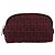 Pochette FENDI Zucchino Canvas Rosso Argento Auth 189615A - vista 13