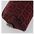 Pochette FENDI Zucchino Canvas Rosso Argento Auth 189615A - vista 14