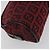 Pochette FENDI Zucchino Canvas Rosso Argento Auth 189615A - vista 16