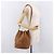 Borsa a Spalla MCM Vicetos Logogram PVC Marrone Oro Auth 190567 D'oro - vista 23