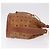 Borsa a Spalla MCM Vicetos Logogram PVC Marrone Oro Auth 190567 D'oro - vista 3