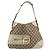 Borsa a Spalla GUCCI GG Canvas Horsebit Beige 137388 Auth 189146V D'oro - vista 13