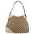 Borsa a Spalla GUCCI GG Canvas Horsebit Beige 137388 Auth 189146V D'oro - vista 2