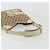 Borsa a Spalla GUCCI GG Canvas Horsebit Beige 137388 Auth 189146V D'oro - vista 7