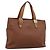 Borsa Burberry in pelle marrone oro Auth ep15041A D'oro