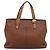 Borsa Burberry in pelle marrone oro Auth ep15041A D'oro - vista 13