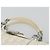 Christian Dior Trotter Canvas Romantic Kettenbeutel PVC Weiß Silber Authentisch 190241SAM - Ansicht 14