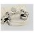 Christian Dior Trotter Canvas Romantic Kettenbeutel PVC Weiß Silber Authentisch 190241SAM - Ansicht 8