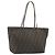 FENDI Zucca Canvas Tote Bag PVC Schwarz Braun Authentisch 187849