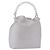 Borsa Christian Dior Maris Pearl in pelle argento Auth bs35918A