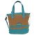Borsa a mano BURBERRY Blue Label in Raffia 2way Blu Oro Auth 189264A D'oro - vista 13
