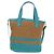 Borsa a mano BURBERRY Blue Label in Raffia 2way Blu Oro Auth 189264A D'oro - vista 2