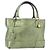 Borsa a mano LOEWE Anagram in pelle Verde Oro Auth bs35915 D'oro