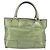 Borsa a mano LOEWE Anagram in pelle Verde Oro Auth bs35915 D'oro - vista 2