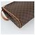 Céline Borsa a Spalla CELINE Macadam Canvas PVC Pelle Marrone Oro Auth 189934 D'oro - vista 16