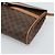 Céline Borsa a Spalla CELINE Macadam Canvas PVC Pelle Marrone Oro Auth 189934 D'oro - vista 9