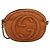 GUCCI Mini Soho Chain Shoulder Bag Pelle Marrone Oro 353965 Auth ka5070 - vista 13