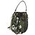 Borsa Miu Miu in tela 2way Verde Oro Auth ka4993A D'oro - vista 13