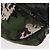 Borsa Miu Miu in tela 2way Verde Oro Auth ka4993A D'oro - vista 15
