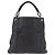 Borsa BOTTEGA VENETA Outlet in pelle nera 115778 Auth bs35781 Nero - vista 13