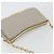 Borsa a Spalla con Catena Miu Miu in Pelle Grigio Oro Auth BA13736V Marrone D'oro - vista 6