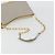 Borsa a Spalla con Catena Miu Miu in Pelle Grigio Oro Auth BA13736V Marrone D'oro - vista 7