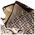 FENDI Zucca Canvas Mamma Baguette Shoulder Bag Black Brown Auth 189740V Marrone Nero - vista 23