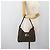 FENDI Zucca Canvas Mamma Baguette Shoulder Bag Black Brown Auth 189740V Marrone Nero - vista 24