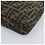 FENDI Zucca Canvas Mamma Baguette Shoulder Bag Black Brown Auth 189740V Marrone Nero - vista 8