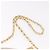 CHANEL Borsa a Catena Matelassé Double Turn Lock in Pelle di Agnello Bianca CC Auth 190079SAV Bianco D'oro - vista 16