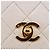 CHANEL Borsa a Catena Matelassé Double Turn Lock in Pelle di Agnello Bianca CC Auth 190079SAV Bianco D'oro - vista 21