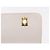 CHANEL Borsa a Catena Matelassé Double Turn Lock in Pelle di Agnello Bianca CC Auth 190079SAV Bianco D'oro - vista 27