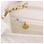 CHANEL Borsa a Catena Matelassé Double Turn Lock in Pelle di Agnello Bianca CC Auth 190079SAV Bianco D'oro - vista 31