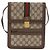 Borsa a tracolla GUCCI GG Supreme Web Sherry Line PVC Beige Oro Auth 189976 D'oro - vista 13