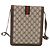 Borsa a tracolla GUCCI GG Supreme Web Sherry Line PVC Beige Oro Auth 189976 D'oro - vista 2