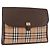Burberrys Nova Check Clutch Bag Canvas Beige Gold Auth 189966 Golden