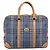 Borsa a mano Burberrys Nova Check PVC 2way Blu Oro Auth 189609 D'oro - vista 13