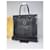 Vintage Fendi Tote aus PVC und Leder Schwarz Transparent Gold  - Ansicht 10