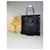 Vintage Fendi Tote aus PVC und Leder Schwarz Transparent Gold  - Ansicht 9