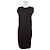Zucca Vintage Fendi FF Monogram Stretch Kleid Braun M