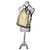 Vintage Loewe Canvas Rucksack Drawstring Cream Gold Beige
