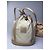 Vintage Loewe Canvas Rucksack Drawstring Cream Gold Beige - Ansicht 13