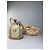 Vintage Loewe Canvas Rucksack Drawstring Cream Gold Beige - Ansicht 2