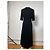 Chloé Vintage Chloe Crepe Midi Kleid Schwarz M - Ansicht 12